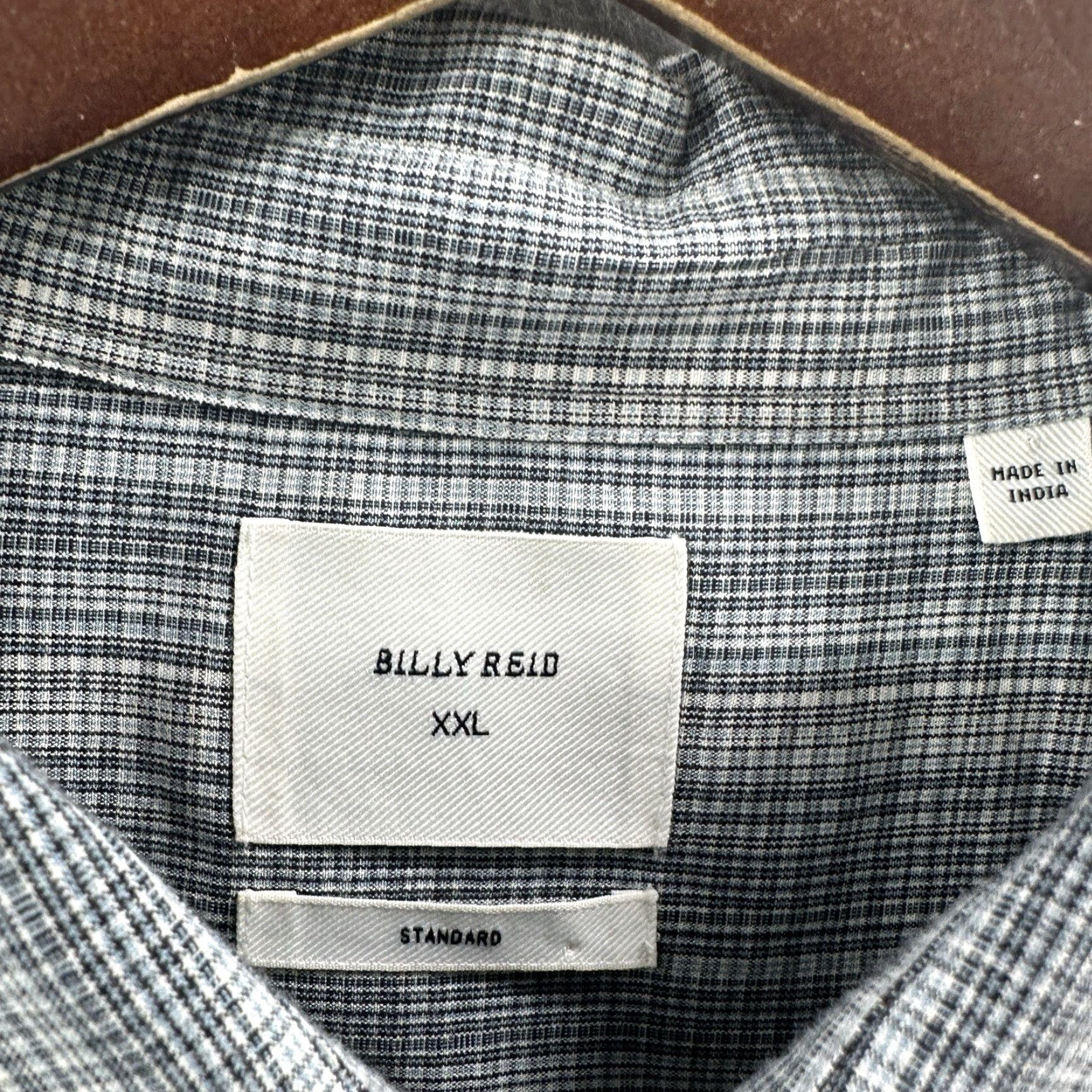 Billy Reid Billy Reid Plaid Button-Up Shirt Mens 2XL Gray Long Sleeve Casual Preppy Size US XXL / EU 58 / 5 - 7 Thumbnail
