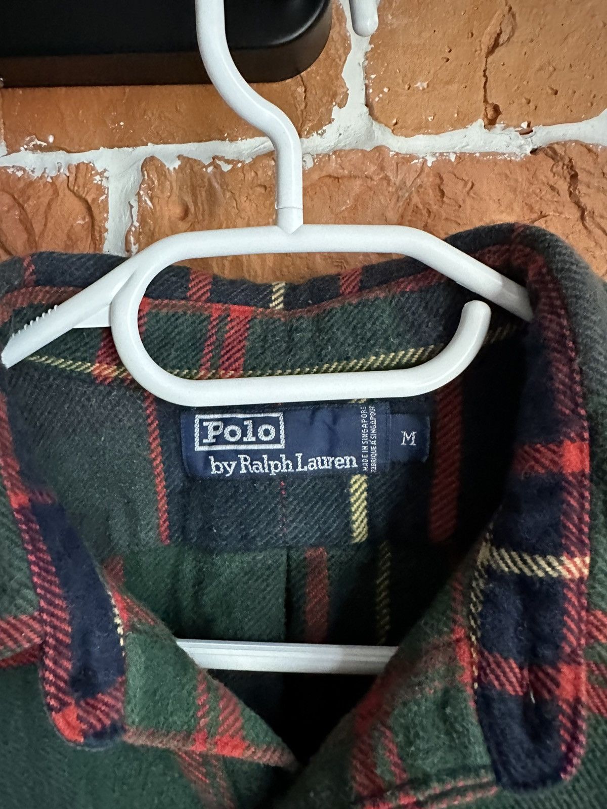 Polo Ralph Lauren Polo Ralph Lauren Shirt Heavy Weight Flannel Vintage Size US M / EU 48-50 / 2 - 4 Thumbnail
