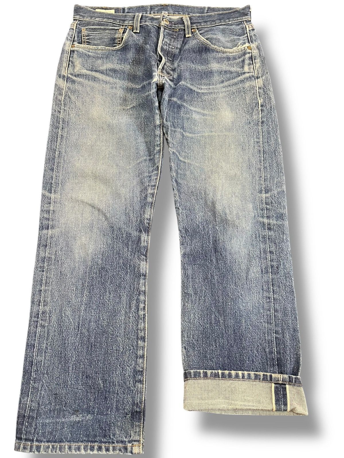 Levi's Vintage Levi’s 501 Big E Selvedge Button 5115 Denim Size US 32 / EU 48 - 1 Thumbnail