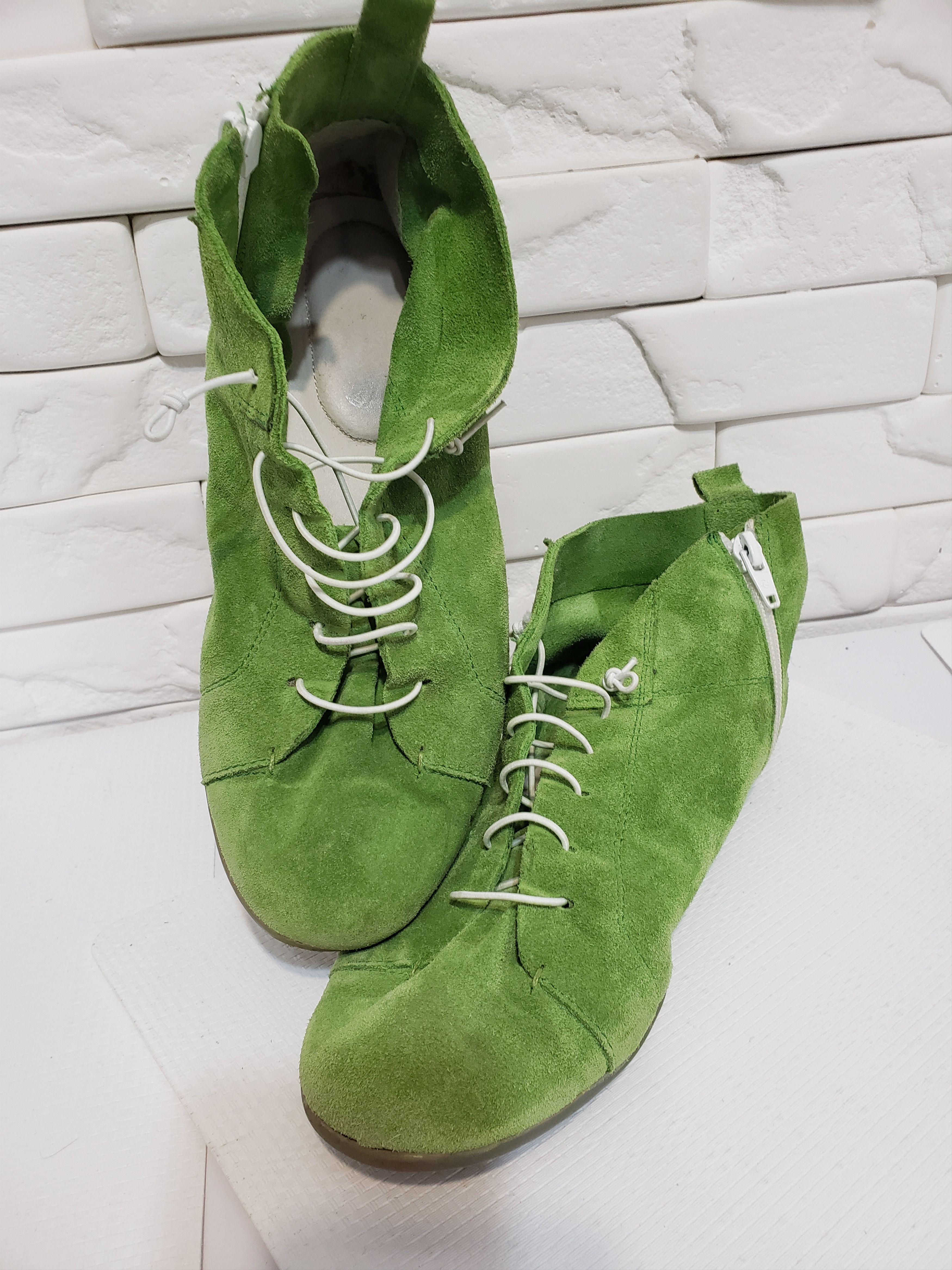 Genuine Leather Stylish women's leather shoes. Size US 9 / IT 39 - 10 Thumbnail