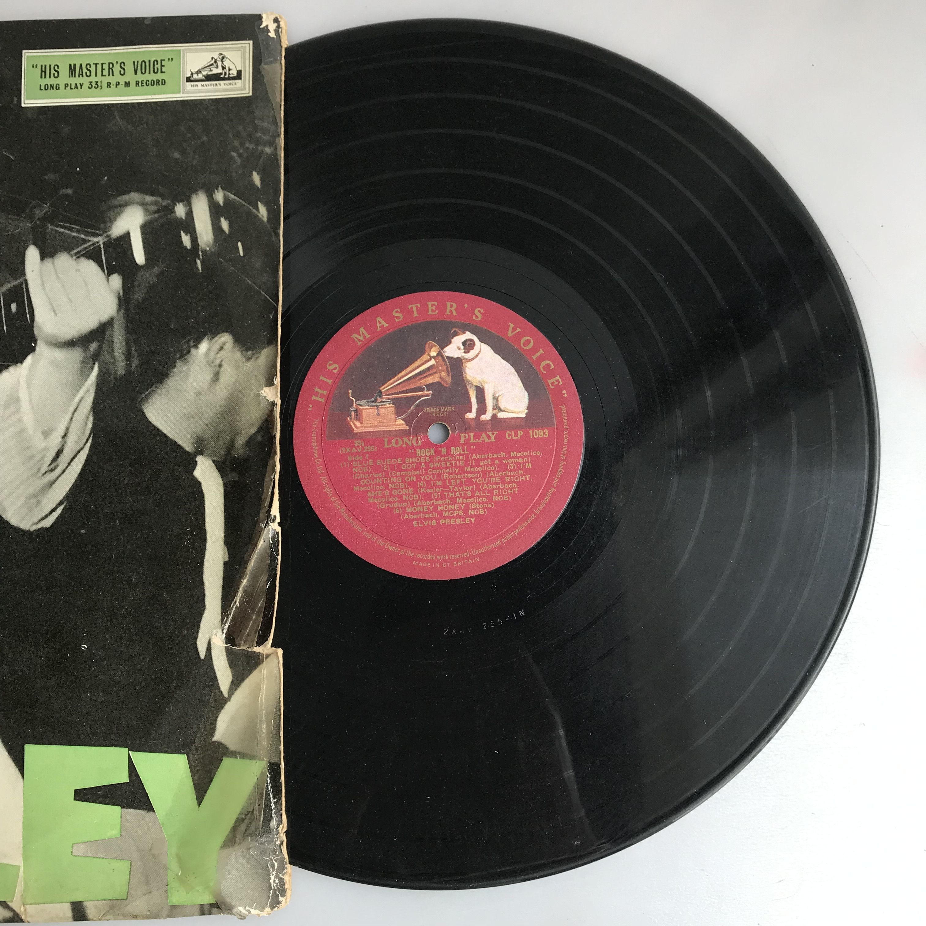 Vintage ELVIS PRESLEY LP self titled First Album 1956 Rca mono vinyl Size ONE SIZE - 11 Thumbnail