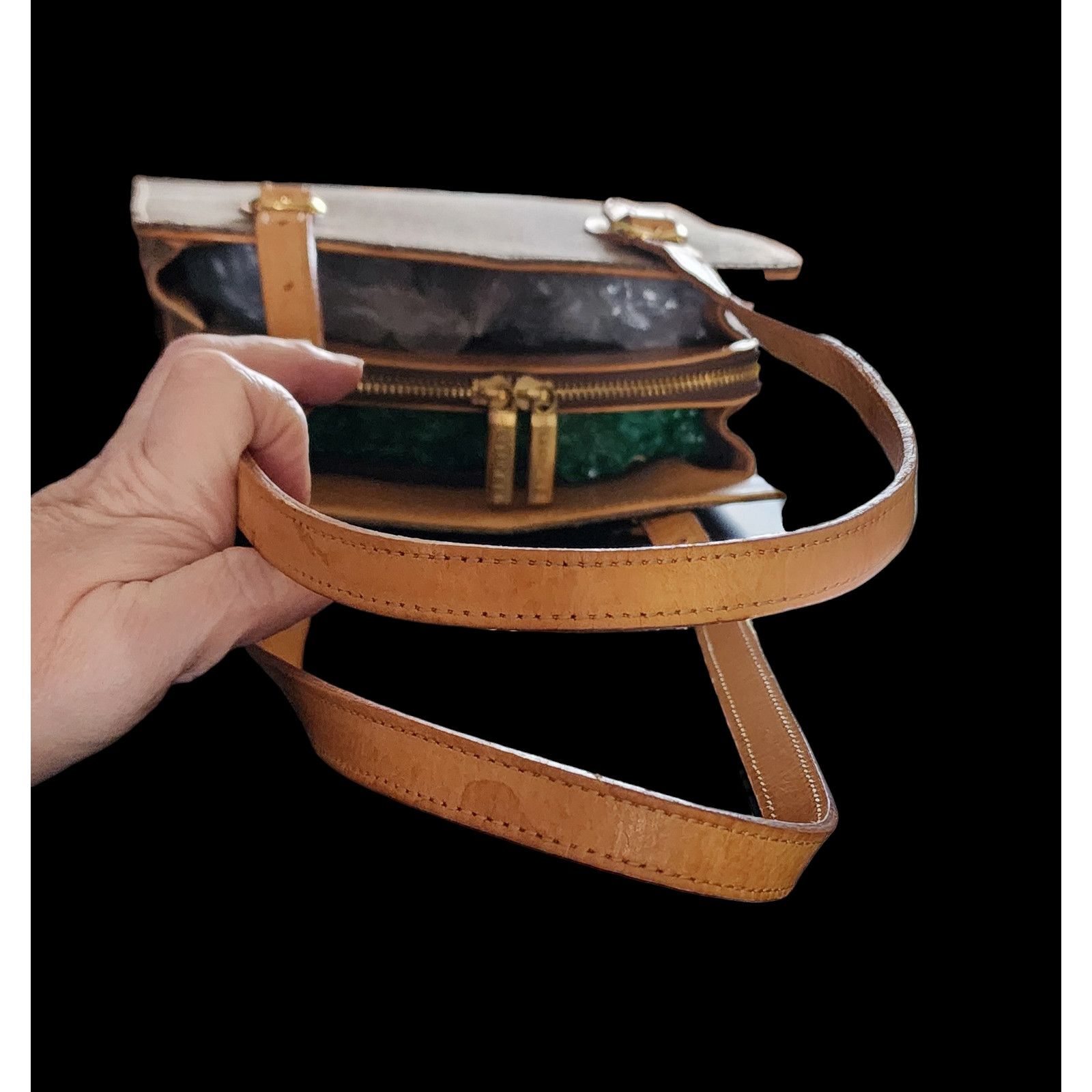 Porter EL PORTAL Shoulder Bag Medium Purse Leather Trim and Strap Size ONE SIZE - 8 Thumbnail