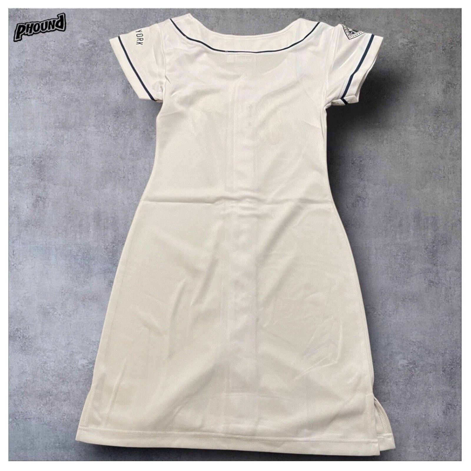 Vintage Cooperstown Collection NY Yankees Jersey Dress S NWOT 20 Size S / US 4 / IT 40 - 2 Thumbnail