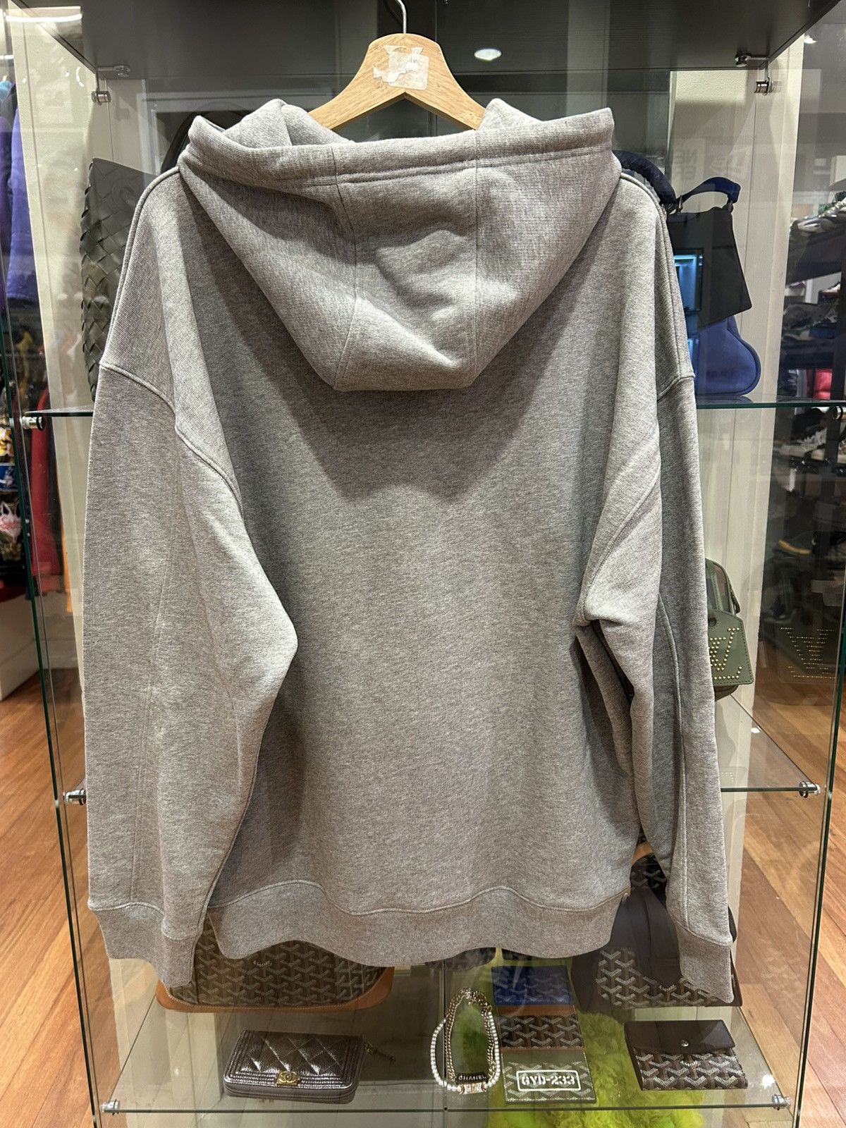 Loewe Loewe Anagram Leather Strings Hooded Sweatshirt Size US M / EU 48-50 / 2 - 2 Thumbnail