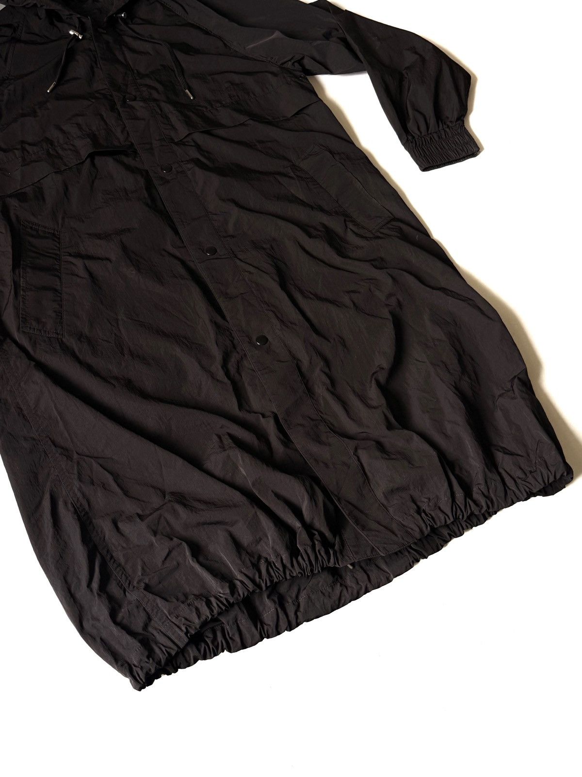 AMI Ami Men Black Windbreaker Parka Jacket S Hooded Minimalism Size US S / EU 44-46 / 1 - 2 Thumbnail