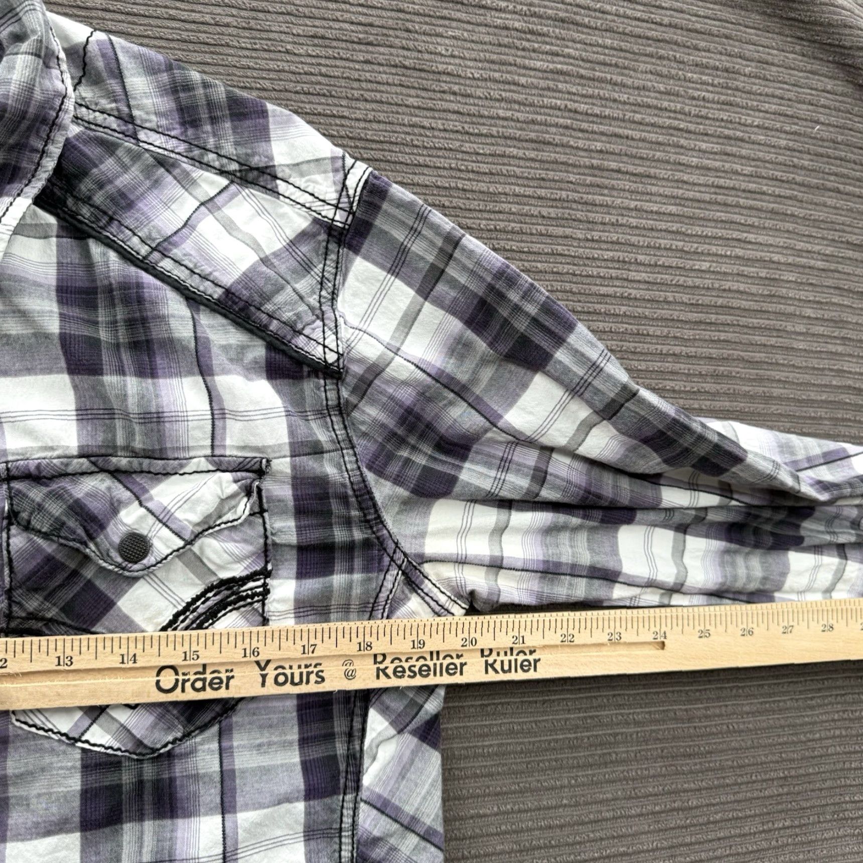 Vintage BKE Buckle Shirt Mens Medium Plaid Cotton Athletic Fit Long Sleeve Button Up Size US M / EU 48-50 / 2 - 4 Thumbnail