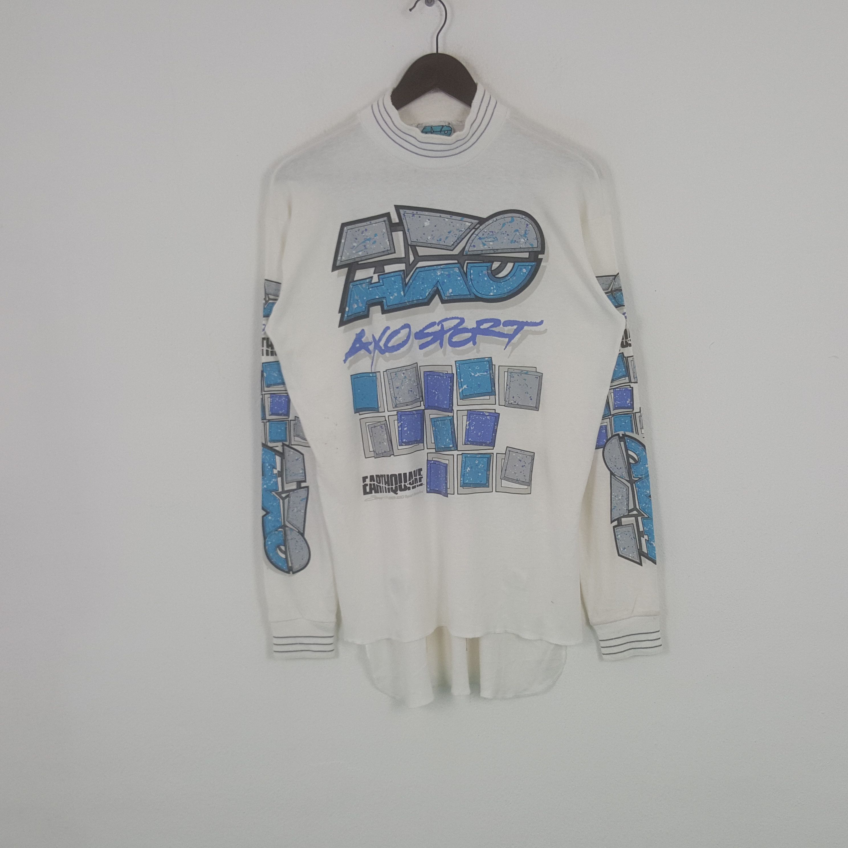 Vintage Vintage Axo Sport Long Sleeve Tshirt Size US L / EU 52-54 / 3 - 1 Thumbnail