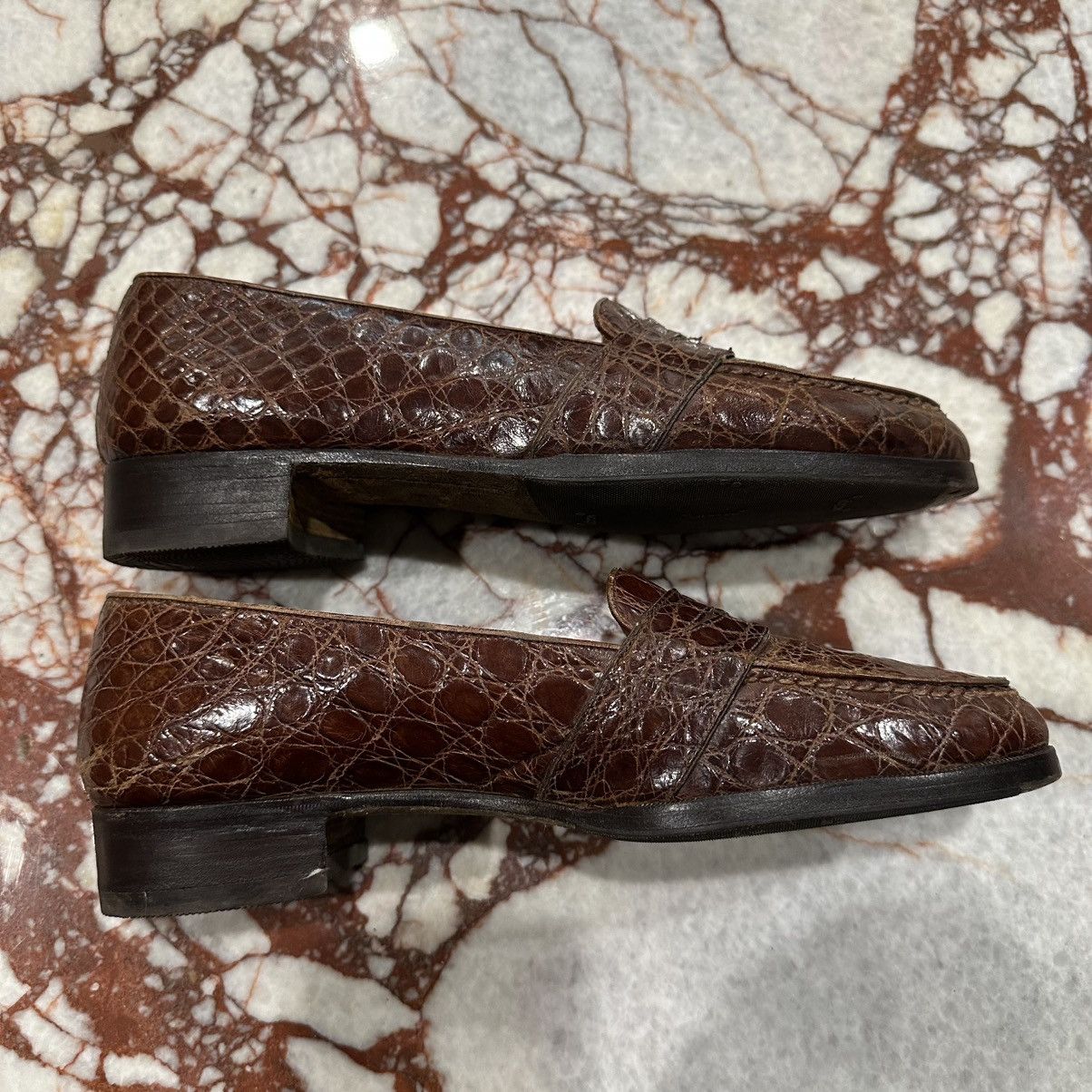 Ralph Lauren Polo Ralph Lauren genuine crocodile loafers Size US 8 / EU 41 - 6 Thumbnail