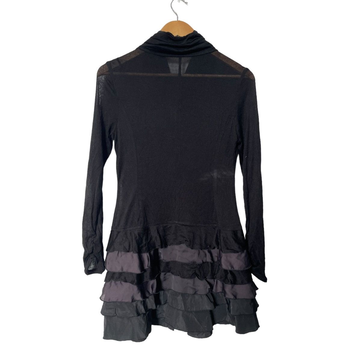 Japanese Brand Hiroko bis ruffle hem shirt Size M / US 6-8 / IT 42-44 - 2 Thumbnail