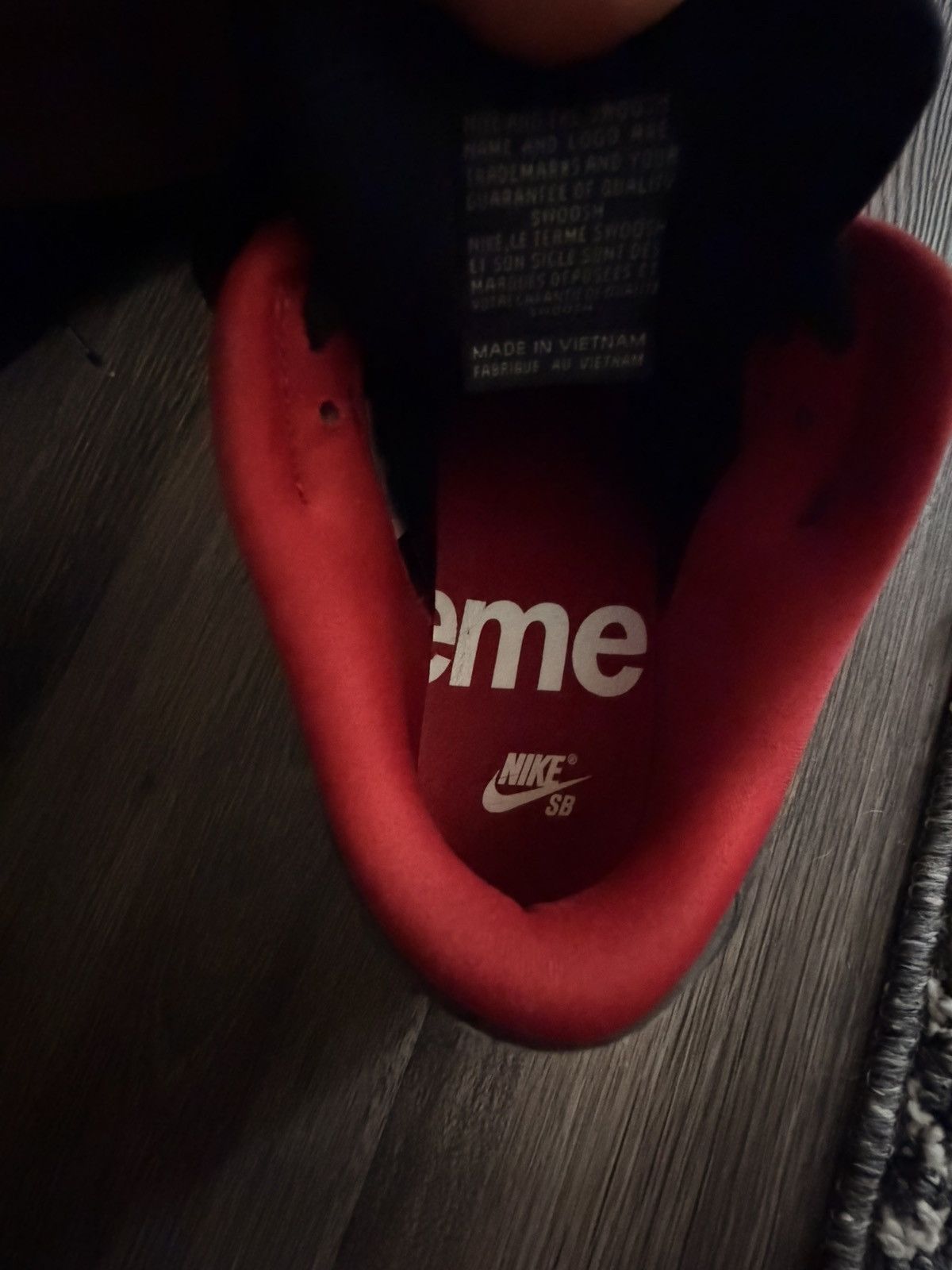 Nike × Supreme Nike SB x Supreme Red Skate Sneaker Size US 8 / EU 41 - 3 Thumbnail