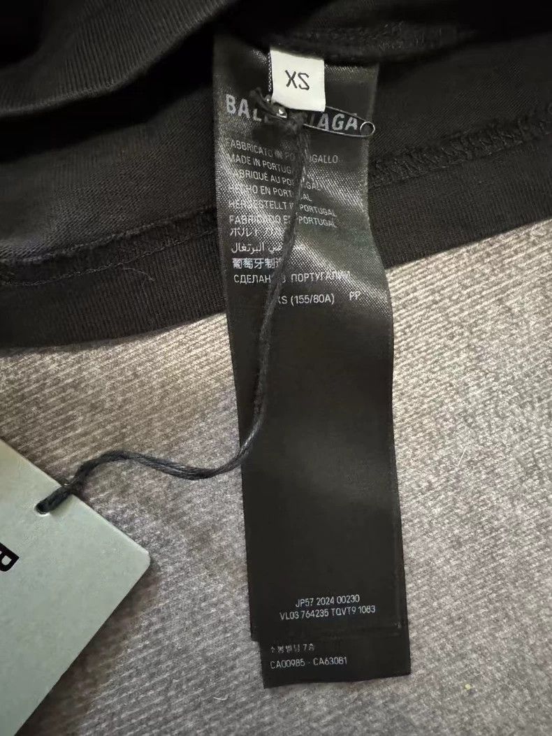 Balenciaga Balenciaga Black short-sleeved T-shirt Size US XS / EU 42 / 0 - 4 Thumbnail