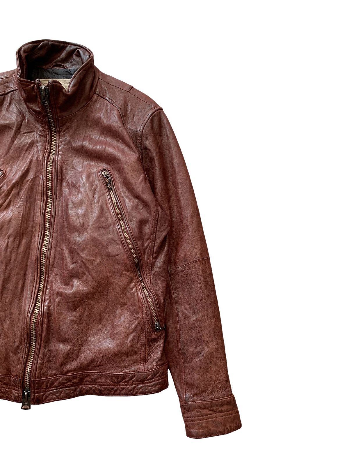 Avirex 🔥AVIREX SHEEPSKIN LEATHER BIKERS JACKETS Size US XL / EU 56 / 4 - 3 Thumbnail