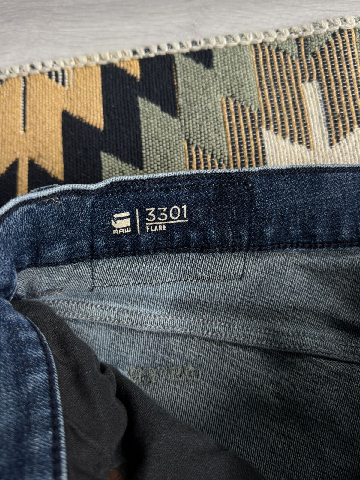 G-Star Vintage G-Star Raw Flare Jeans Y2K Size US 32 / EU 48 - 13 Thumbnail