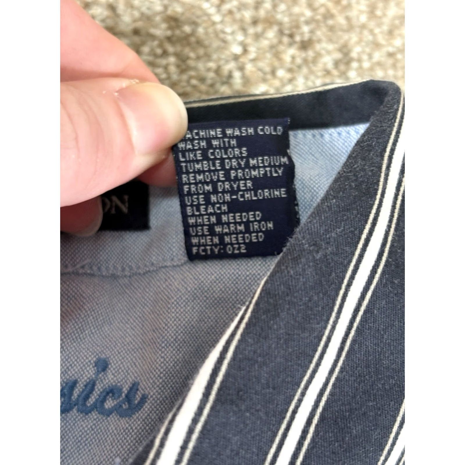 Brooks Brothers BB Classics Brooks Brothers Button-Up Shirt Black/White Striped 100% Cotton Large Men Regular Button Front Long Sleeve Shirt Size US L / EU 52-54 / 3 - 5 Thumbnail