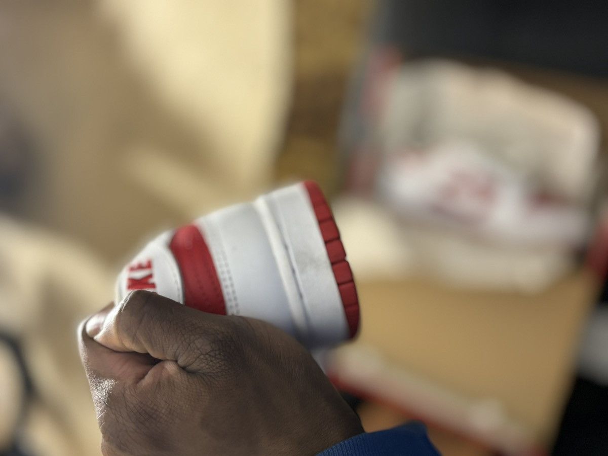 Nike Nike Dunk Low Championship Red + White Black Panda Size US 10.5 / EU 43-44 - 2 Thumbnail