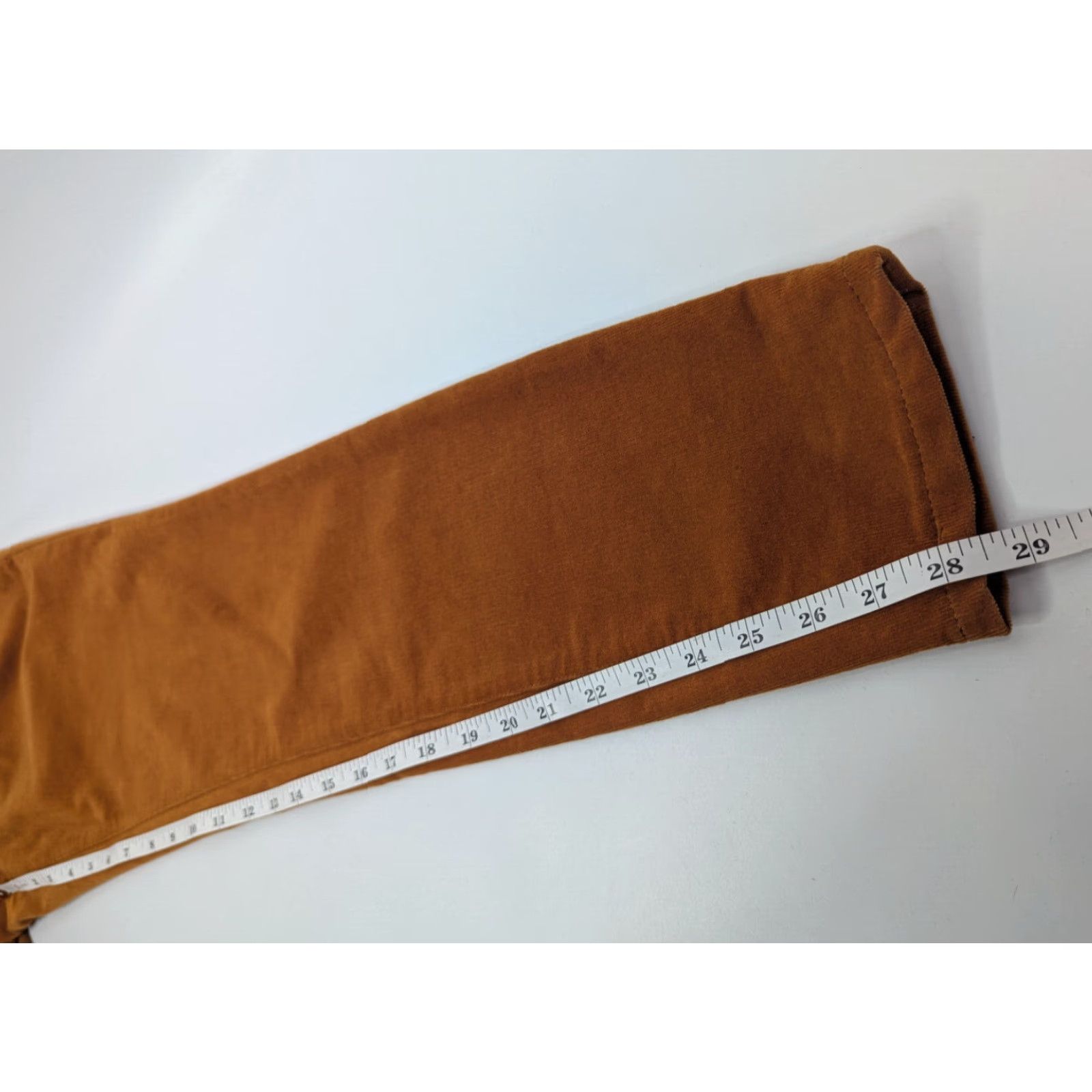 Soft Surroundings Soft Surroundings Women's Rust Corduroy Skinny Pants Size 8 Style 2DP69 Pants Ladies 8 Rust Corduroy Skinny Size 30" / US 8 / IT 44 - 5 Thumbnail