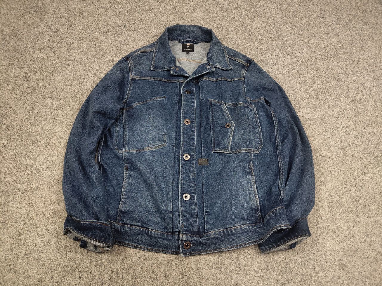G-Star Vintage G Star Raw Scutar Light Faded Pocket Denim Jacket Size US S / EU 44-46 / 1 - 2 Thumbnail