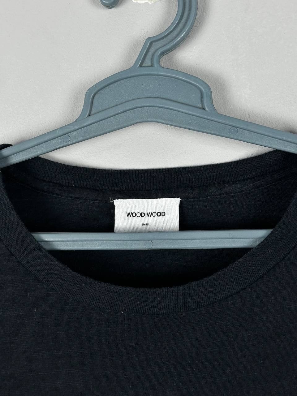 Wood Wood Wood Wood Black Cotton Logo T Shirt Made In Portugal Size US S / EU 44-46 / 1 - 5 Thumbnail