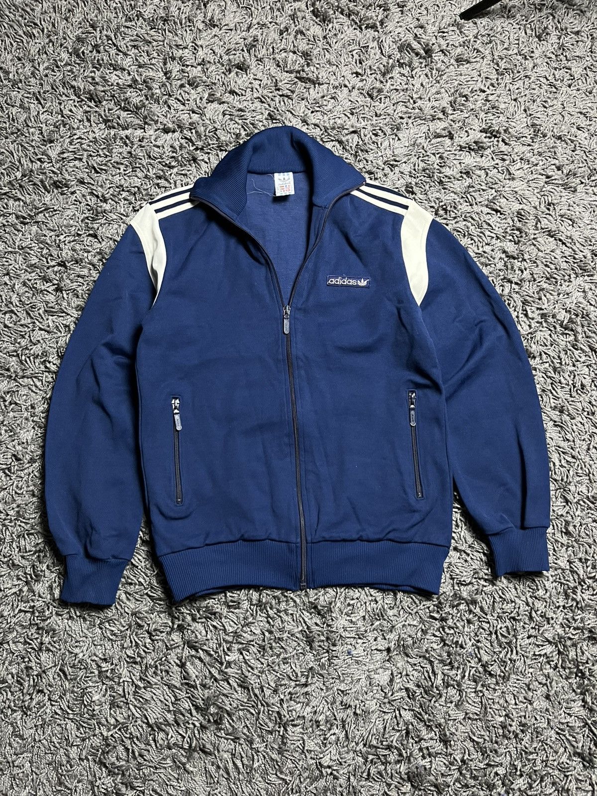 Adidas RARE Vintage Adidas Trefoil Track Jacket Yugoslavia Era 80x Size US S / EU 44-46 / 1 - 2 Thumbnail