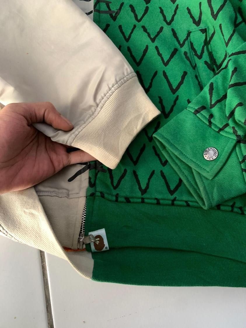Ambush Design × Bape 2010 Bape x Ambush Half Shark Alligator Full Zip Hoodie Size US M / EU 48-50 / 2 - 8 Thumbnail