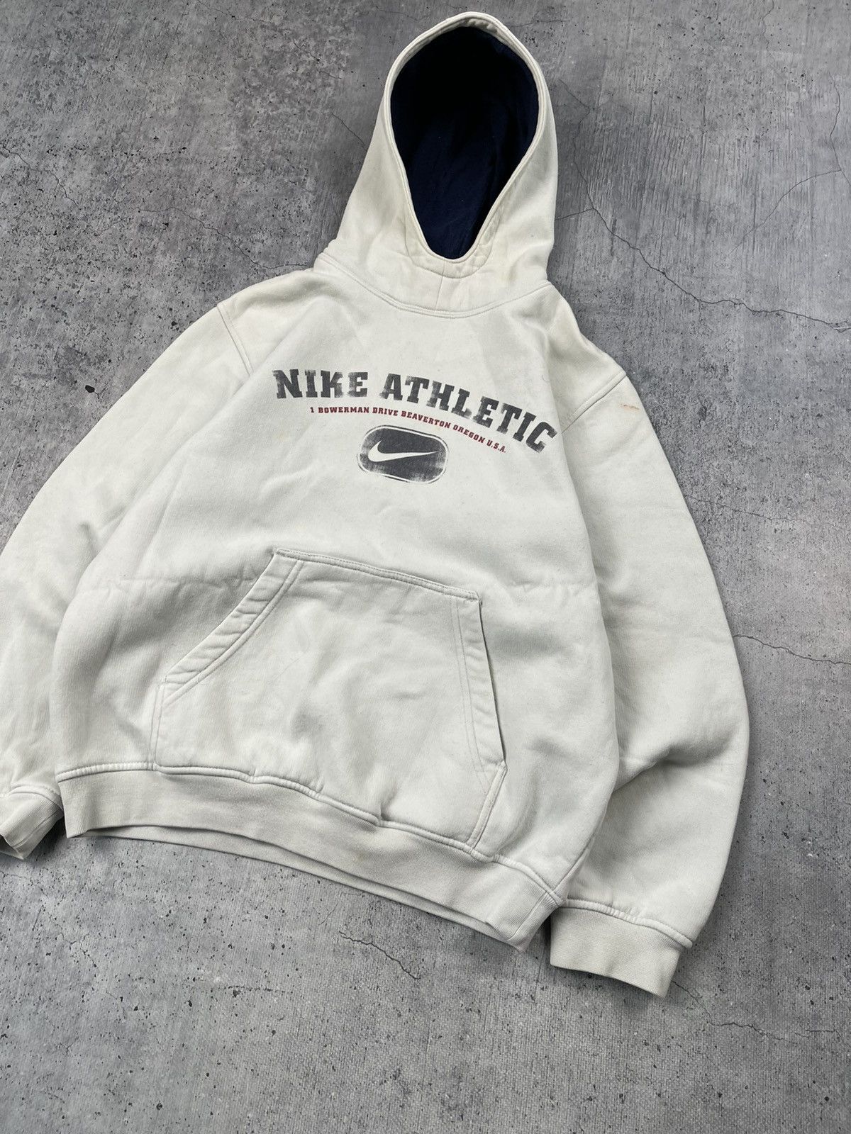 Other Beige hoodie Nike Athletic Vintage streetwear Y2K sk8 boxy Size US XS / EU 42 / 0 - 3 Thumbnail