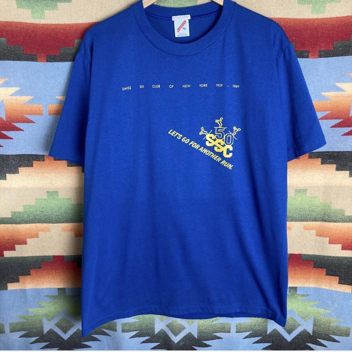 Vintage Vintage 80’s Swiss Ski Club of New York single stitch Size US M / EU 48-50 / 2 - 2 Thumbnail