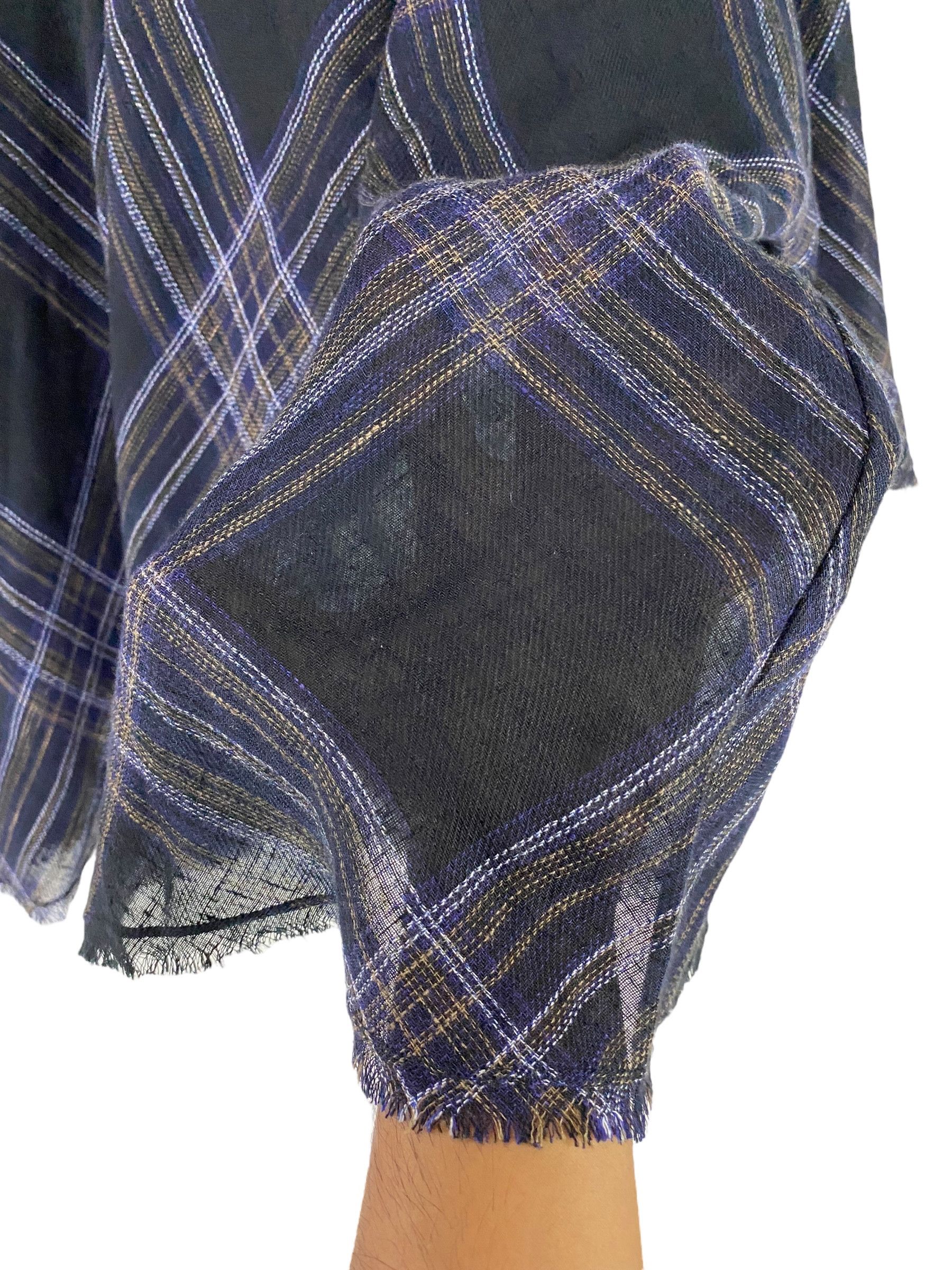 Issey Miyake 70s Issey Miyake numb fabric bias cut poncho dress Size US S / EU 44-46 / 1 - 9 Thumbnail