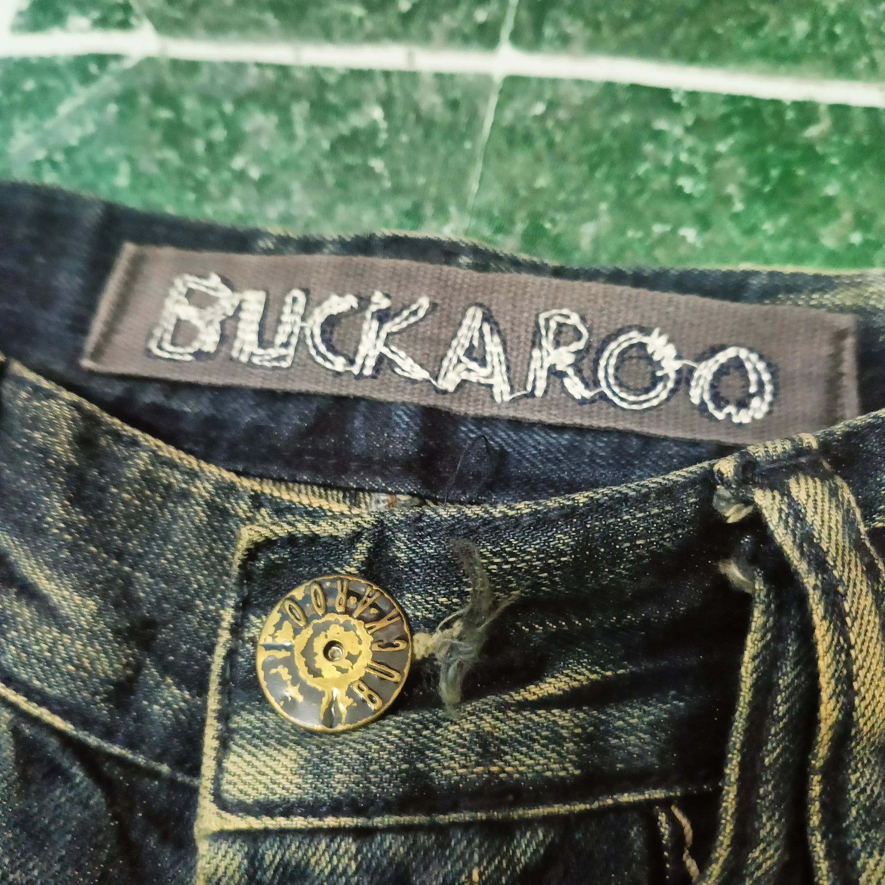 If Six Was Nine 90s Buckaroo jeans flared distressed jeans bootcut Size US 32 / EU 48 - 5 Thumbnail