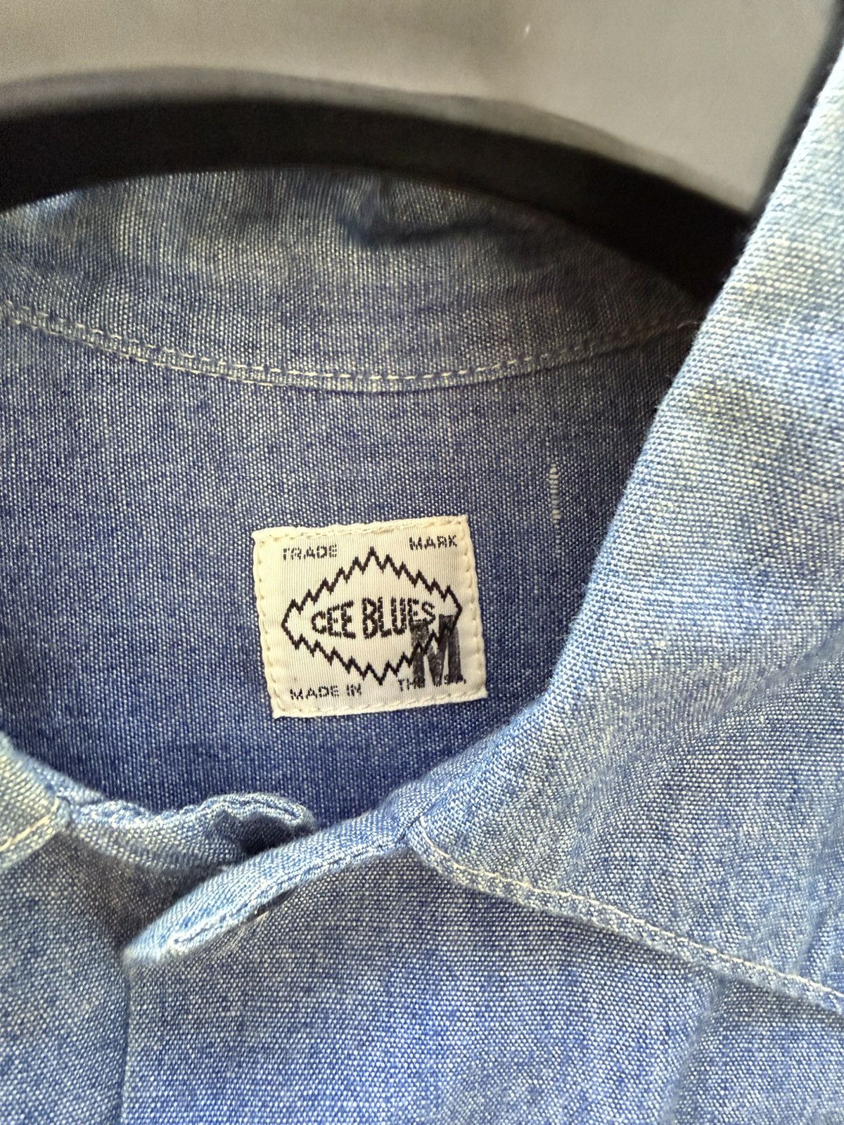 Other Cee Blues Chambray Quantico Shirt Size US M / EU 48-50 / 2 - 3 Thumbnail