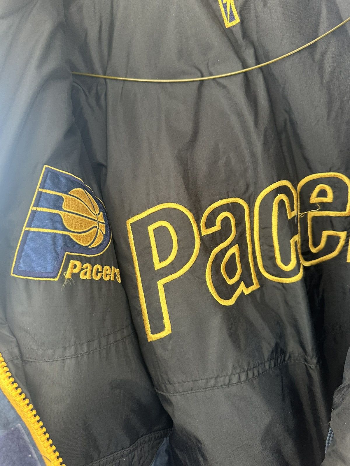 NBA × Pro Player × Vintage Vintage Indiana Pacers Pro Player Jacket Size US L / EU 52-54 / 3 - 3 Thumbnail