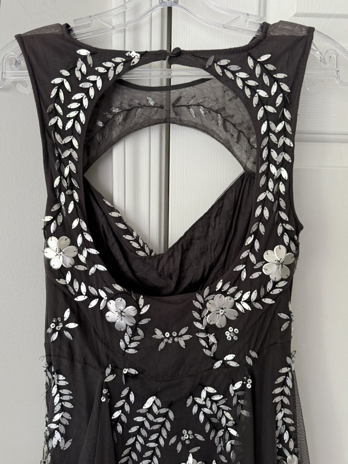 Free People Free People Embellished Tulle Mini Dress, Size S Size S / US 4 / IT 40 - 8 Thumbnail
