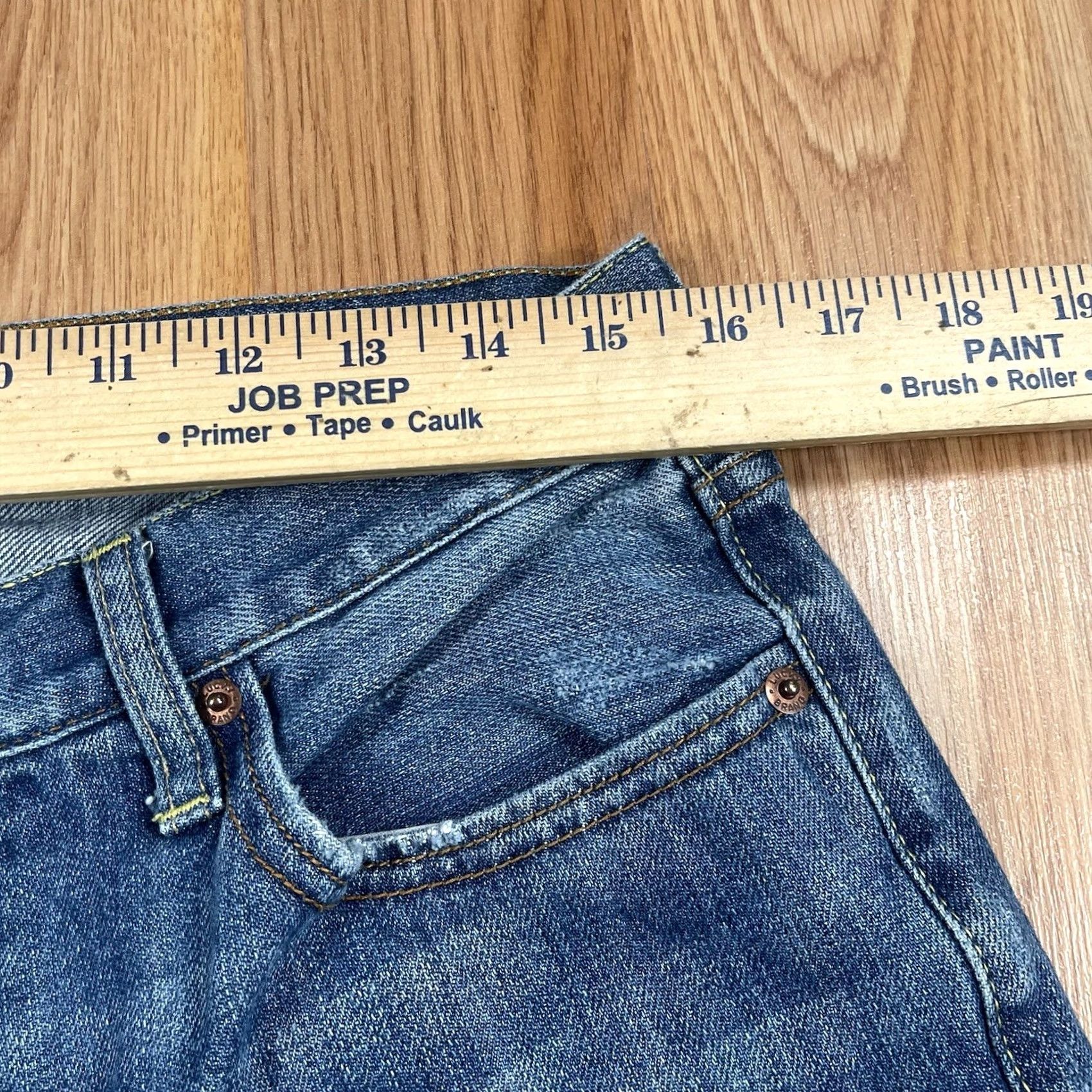 Lucky Brand Lucky Brand Jeans Mens 32Wx29L Straight Leg Fit Blue Denim Dungarees Long Pants Size US 32 / EU 48 - 4 Thumbnail