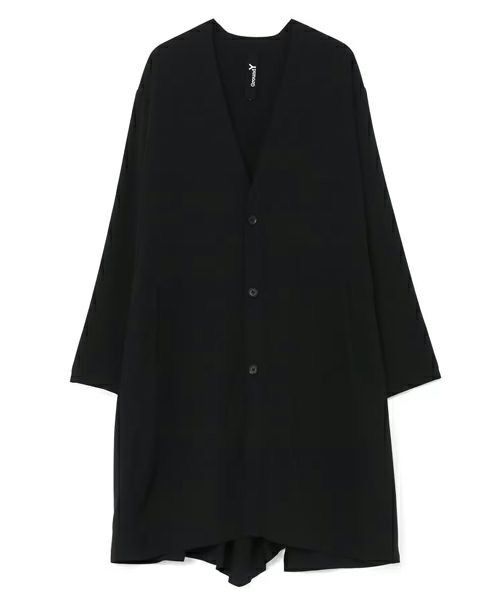image of Groundy x Yohji Yamamoto Cardigan Light Top Ss 23 in Black, Men's (Size Large)