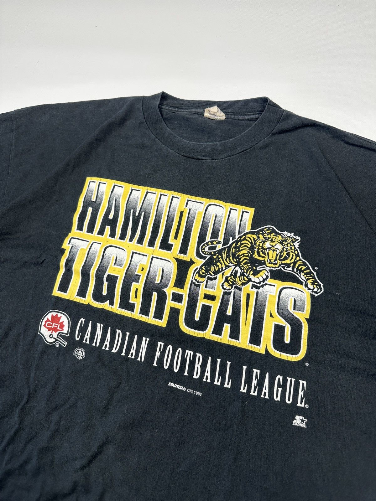 Vintage Vintage Hamilton Tiger-Cats CFL Logo 1998 Streetwear Rare XL ...