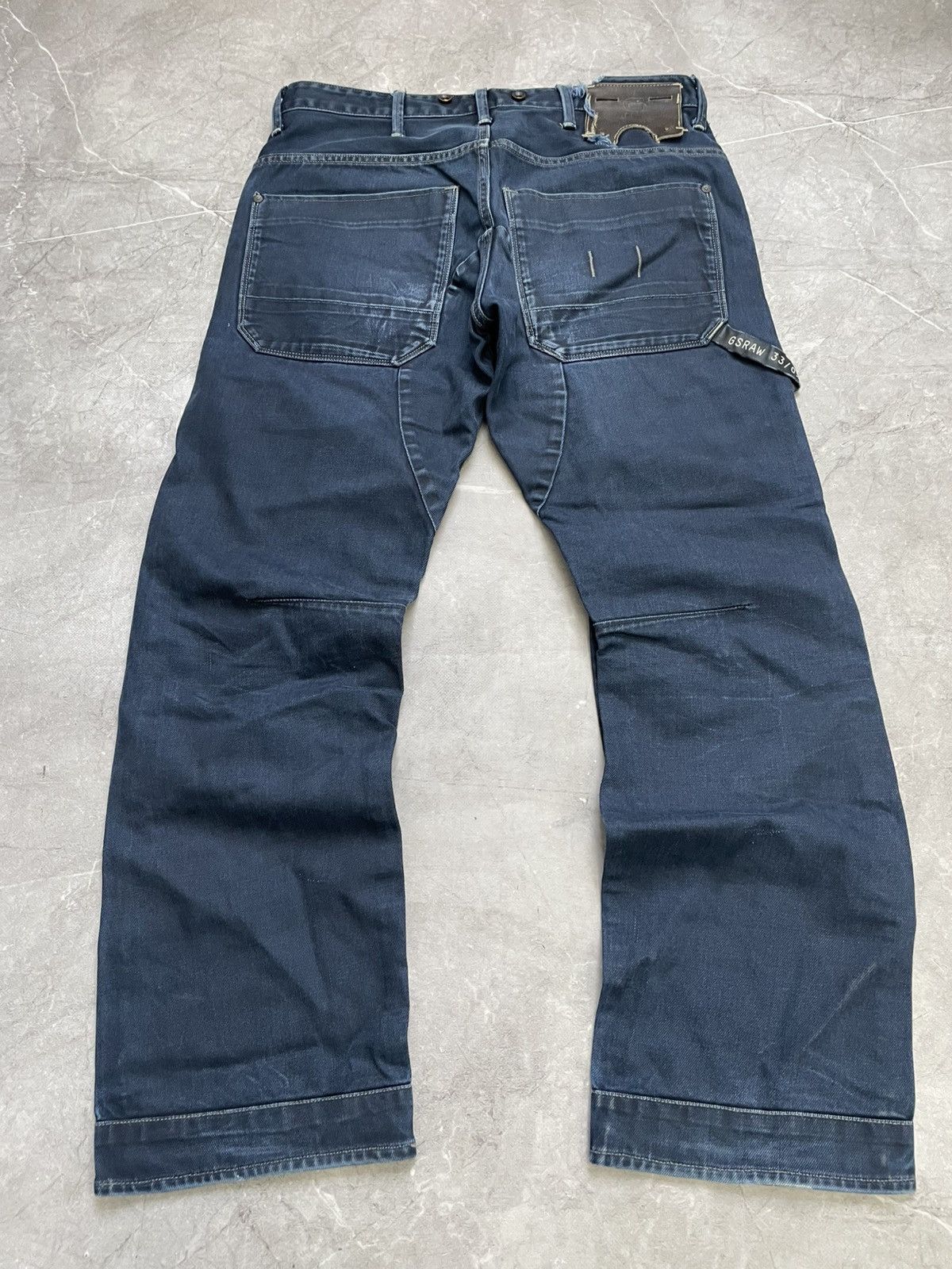 G-Star G star raw wide leg baggy double knee jeans pants y2k Size US 33 - 10 Thumbnail