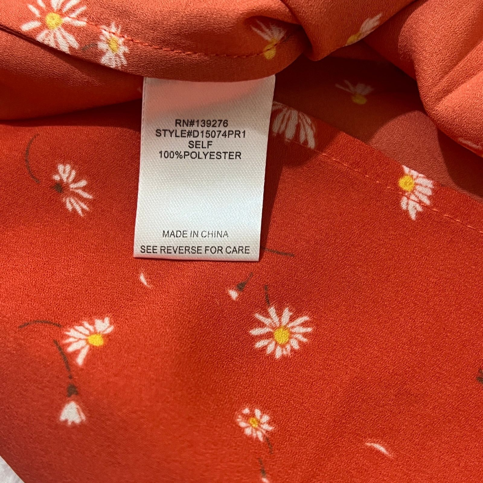 Other Celina Split Neck Blouse Stitch Fix Exclusive Daisy Pattern Size S / US 4 / IT 40 - 11 Thumbnail
