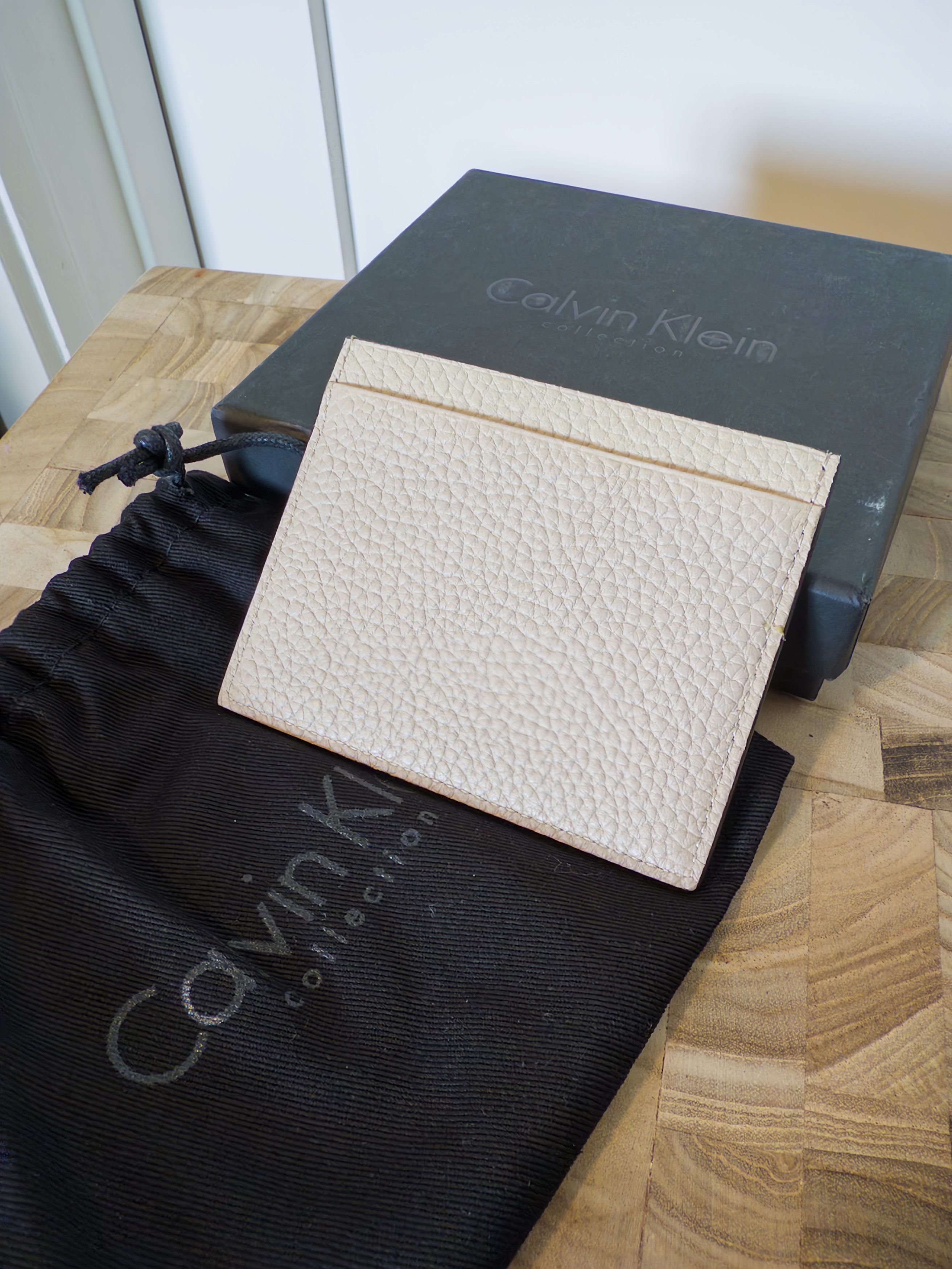 Calvin Klein Calvin Klein Beige Card Holder Size ONE SIZE - 2 Thumbnail