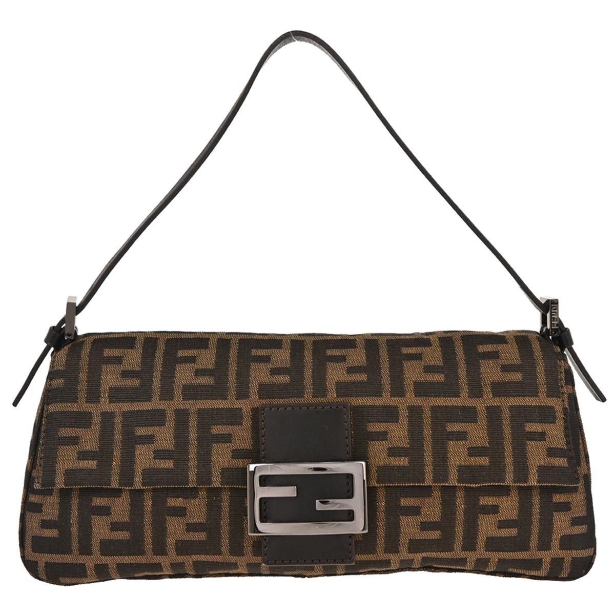 Fendi Fendi Baguette Bag Zucca Canvas Size ONE SIZE - 1 Thumbnail