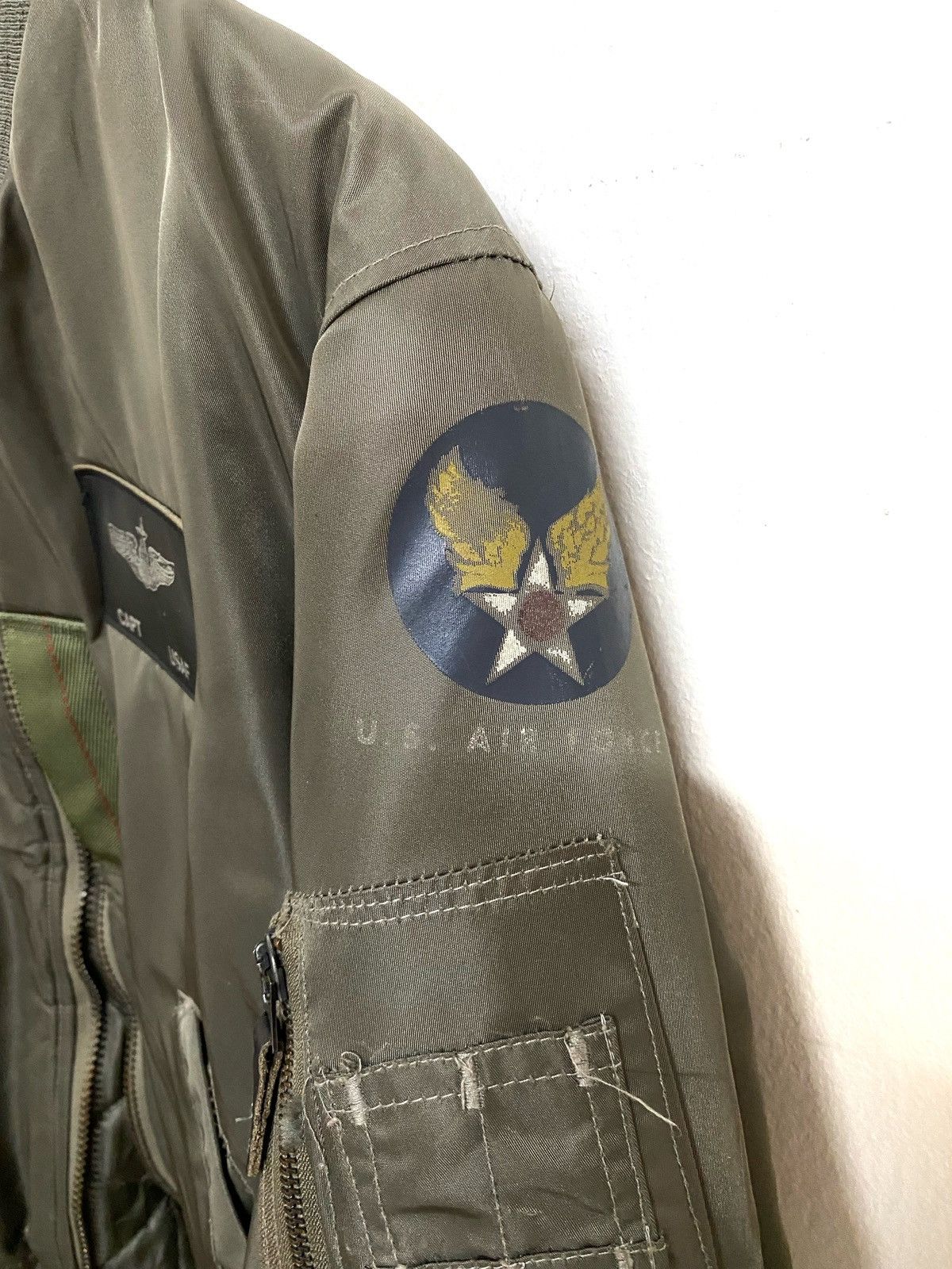Avirex Ma 1 - Vtg Avirex MA-1 Dragon Flight Bomber Jacket USAF Size US S / EU 44-46 / 1 - 10 Thumbnail