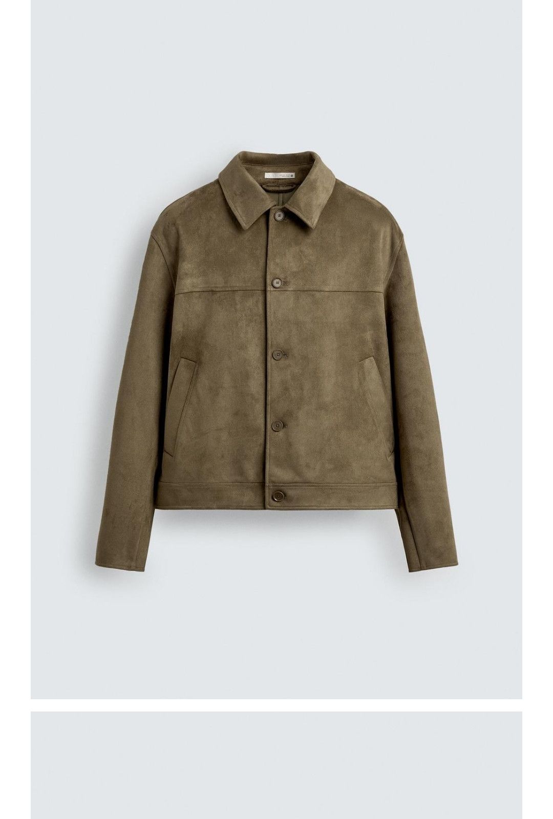 Zara Zara brown faux suede jacket size man medium Size US M / EU 48-50 / 2 - 1 Thumbnail