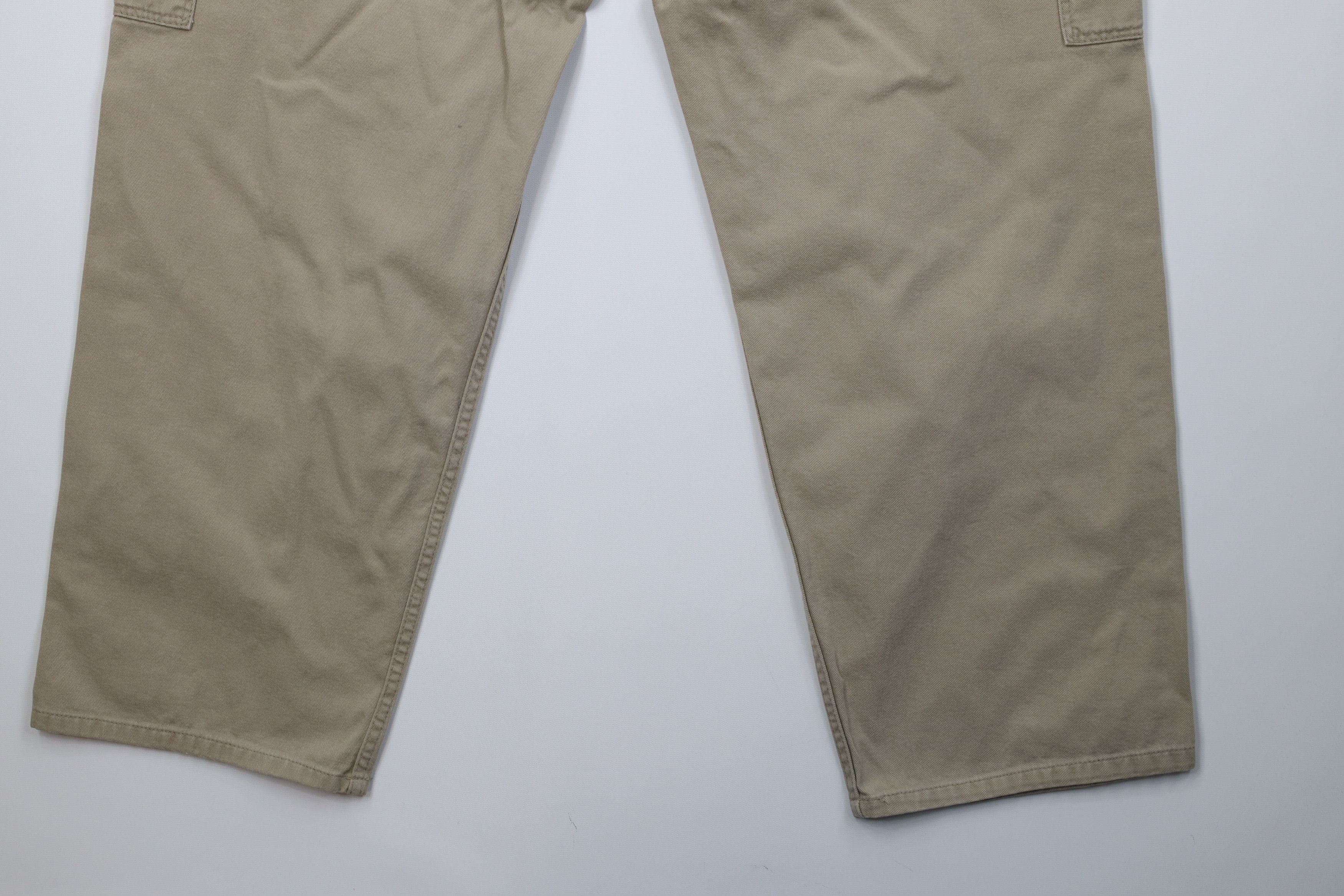 Wrangler Vintage 90s Y2K Wrangler Canvas Baggy Wide Leg Cargo Pants Size US 36 / EU 52 - 13 Thumbnail
