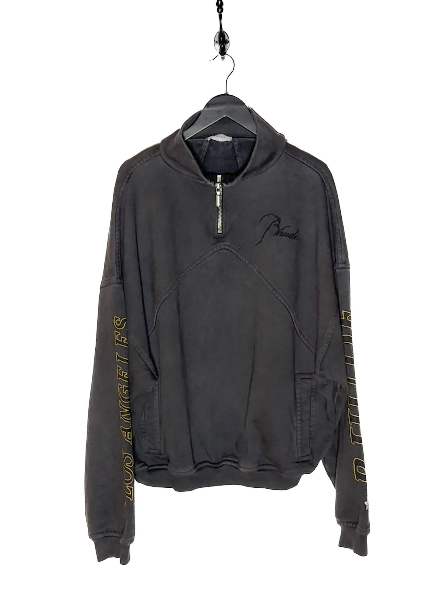 トップス Rhude Quarter Zip Sweatshirt M RHUDE QUARTER-ZIP VARSITY – R H U D E