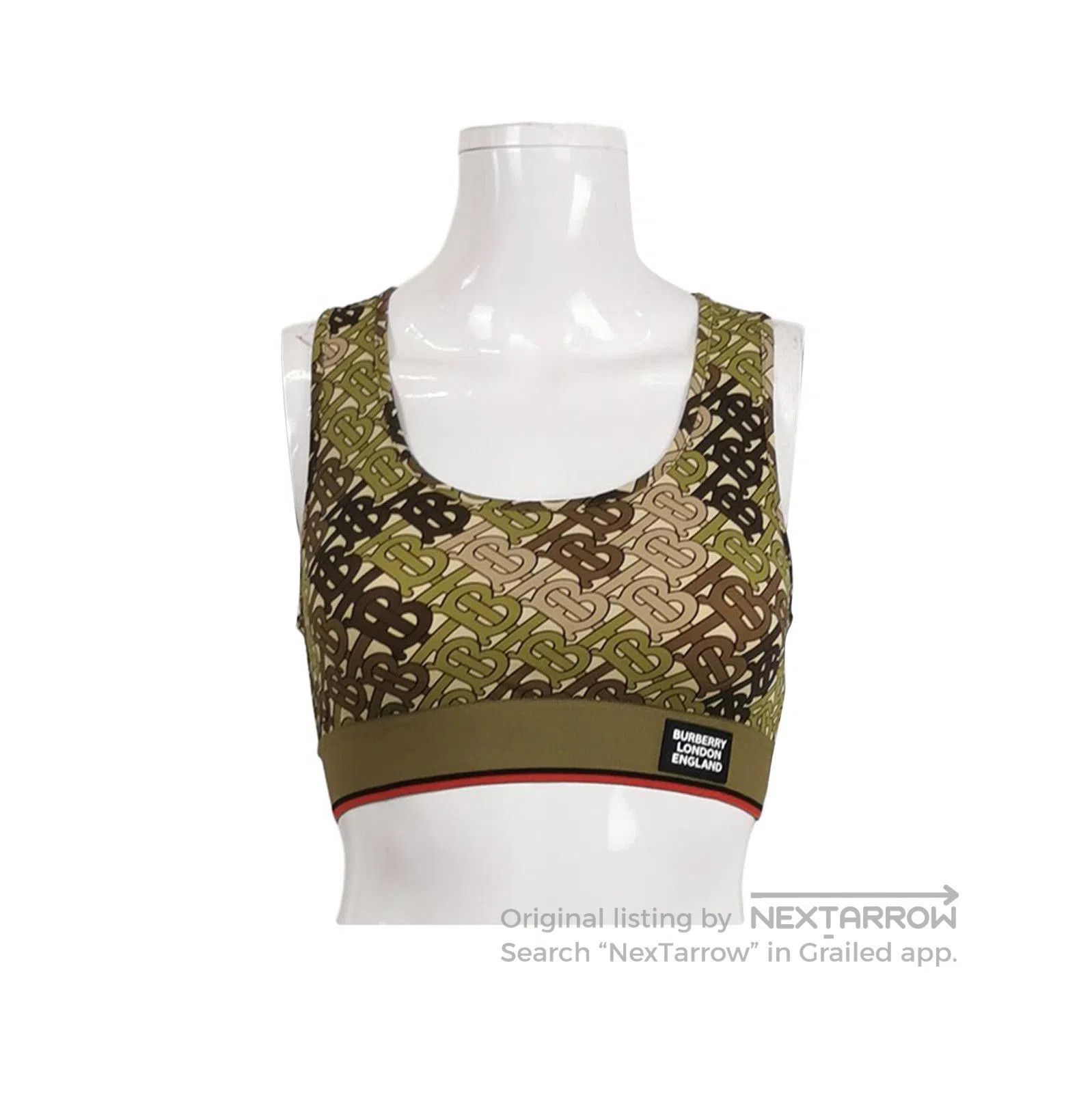 Burberry Burberry Colorblock TB Logo Sports Bra XS . Size US XS / EU 42 / 0 - 1 Thumbnail