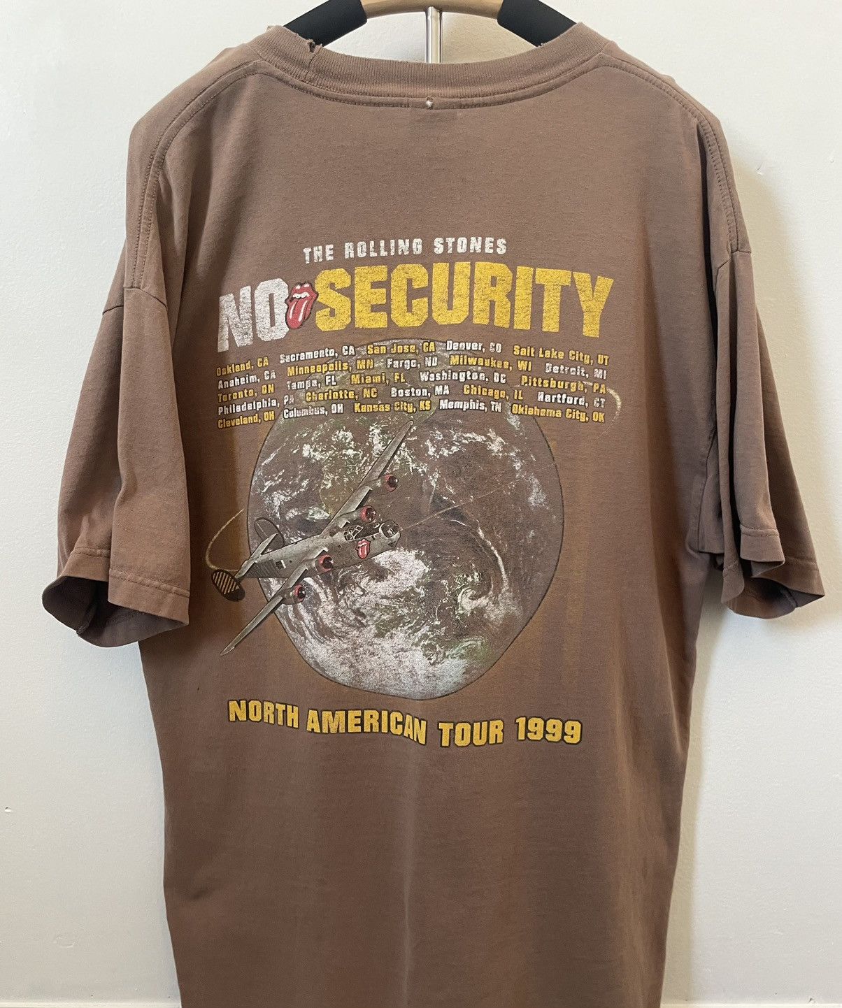 The Rolling Stones Rolling Stones No Security North American Tour 1999 Size US XL / EU 56 / 4 - 4 Thumbnail