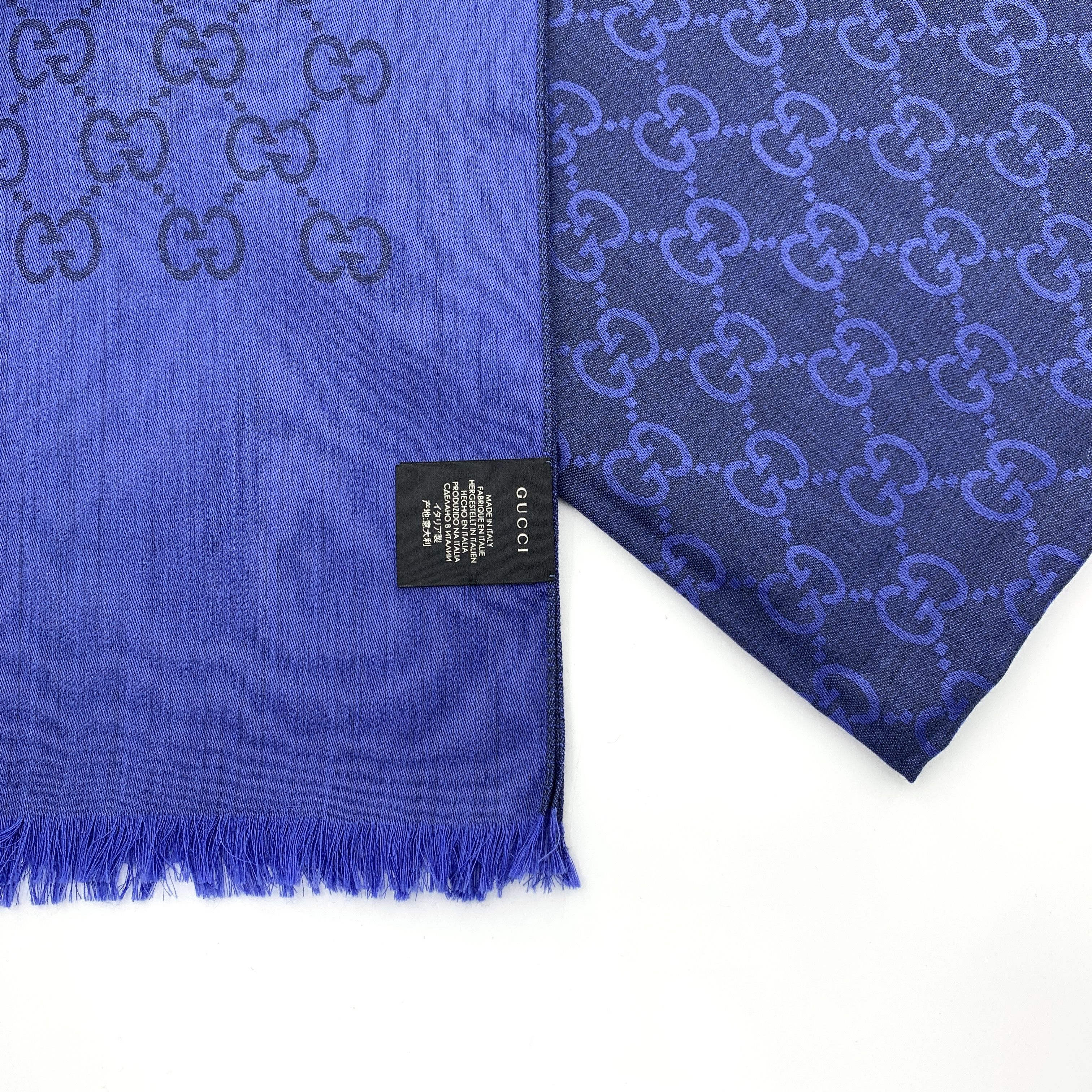 Gucci Gucci Monogram Wool Scarf (200 × 70 cm) Size ONE SIZE - 5 Thumbnail