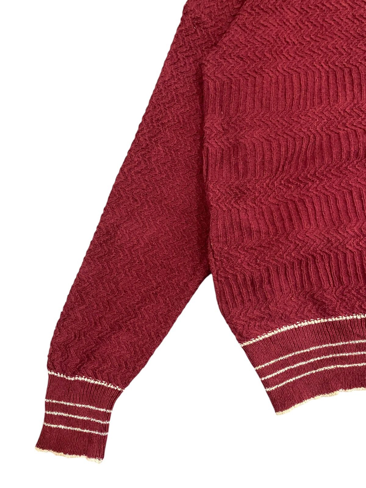 SCABAL Vintage Italian Knit Zip-Up Sweater by Scabal - Made Italy Size US S / EU 44-46 / 1 - 5 Thumbnail