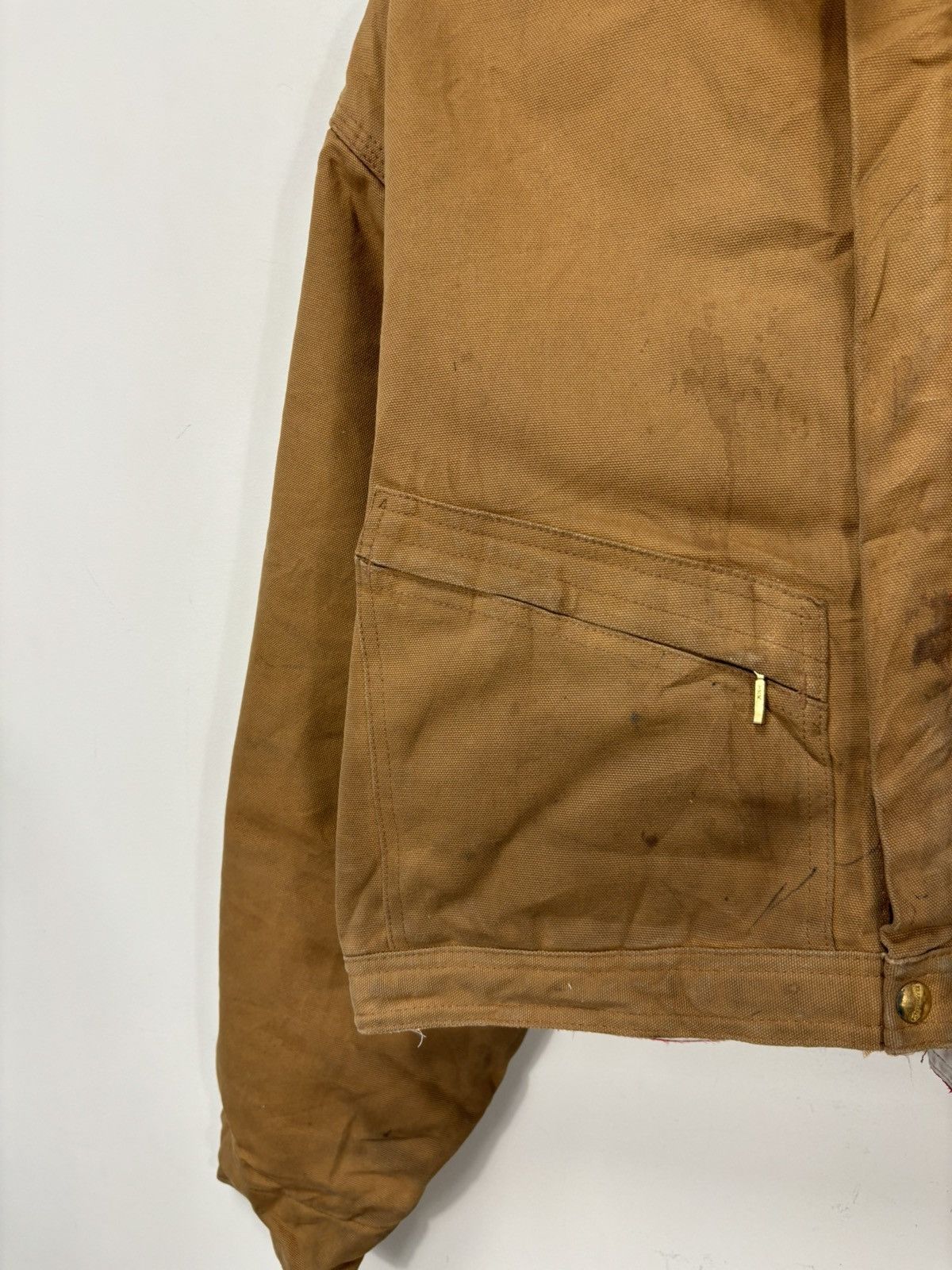 Carhartt Vintage 90s Carhartt USA Made Work Hype Boxy Cropped Jacket Size US M / EU 48-50 / 2 - 5 Thumbnail