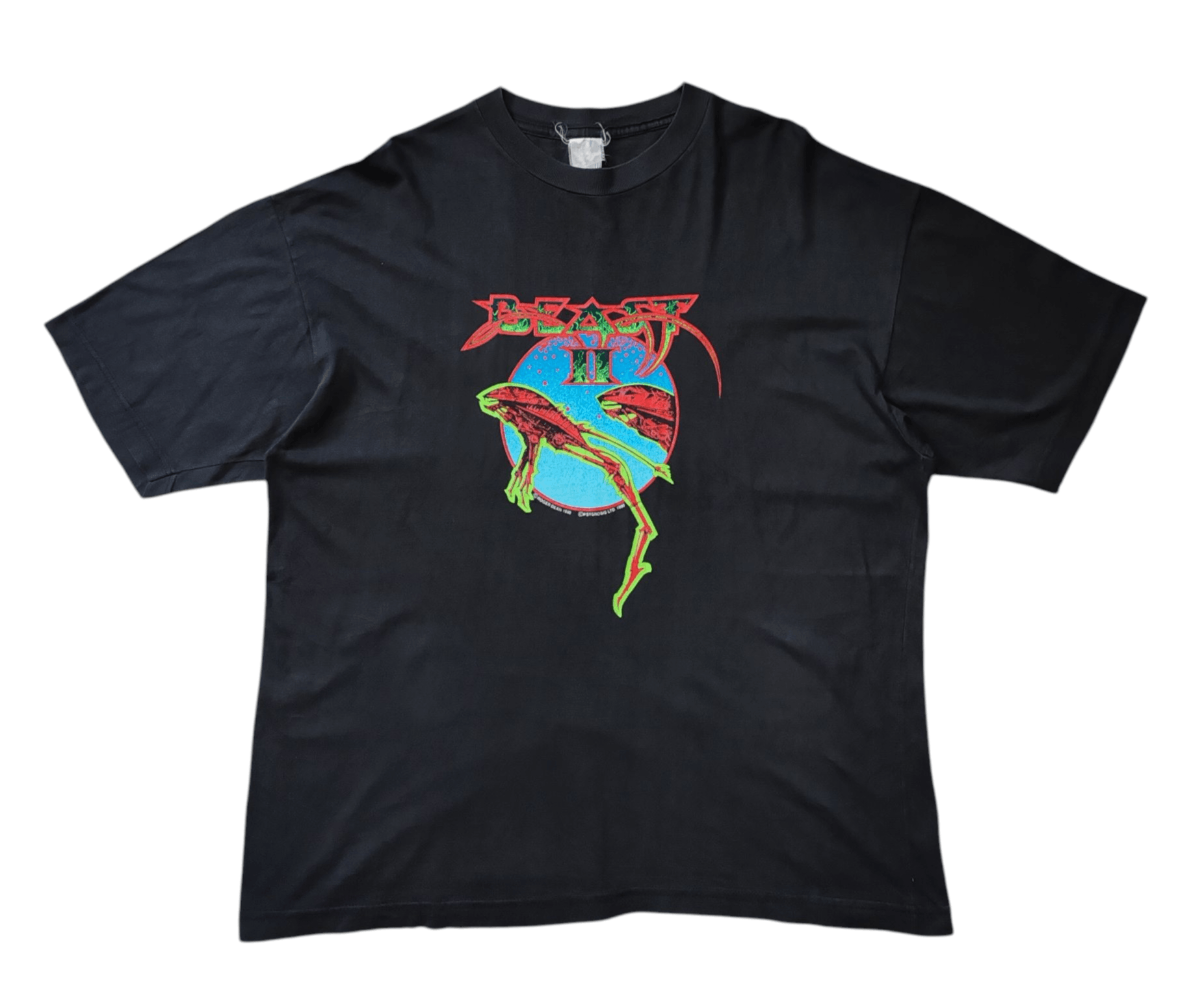 Vintage 1990 Shadow of The Beast II Sega Vintage T Shirt size Large Size US L / EU 52-54 / 3 - 2 Thumbnail