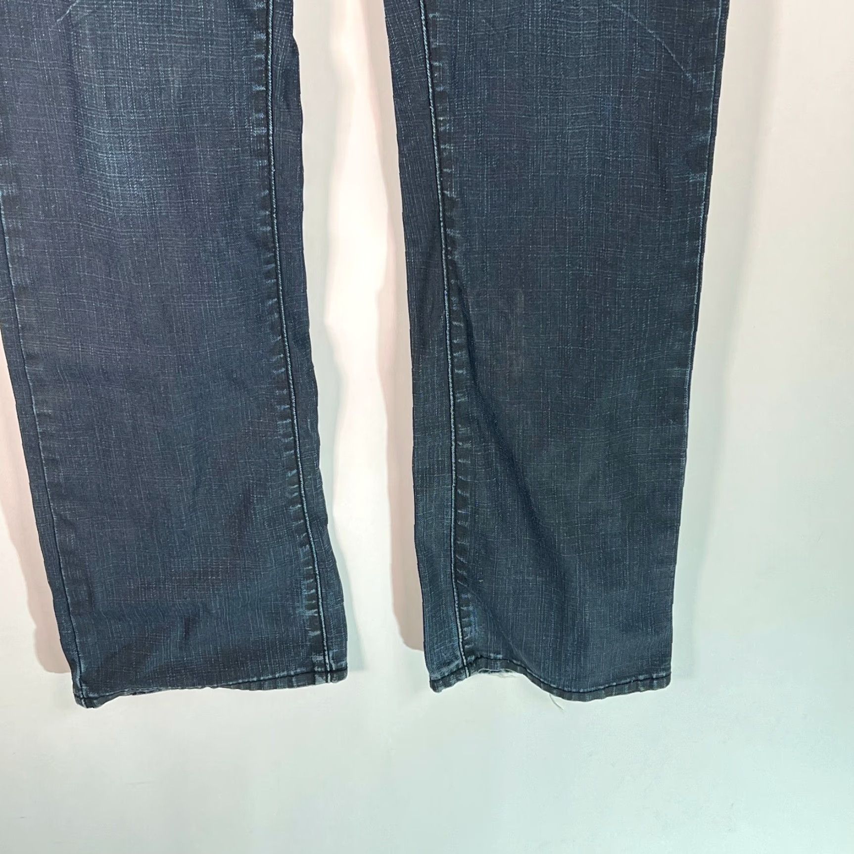 Denime Helix Mens Slim Fit Bootcut Denim Jeans Blue 32x34 Size US 34 / EU 50 - 5 Thumbnail