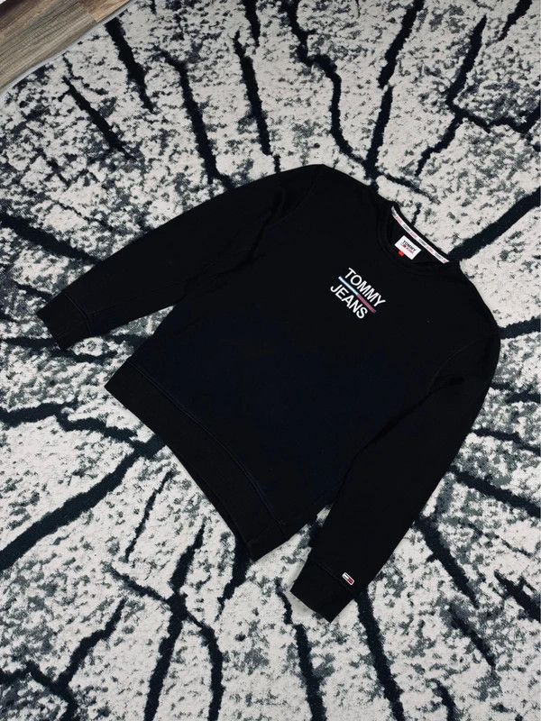 Tommy Hilfiger Tommy Hilfiger crewneck sweatshirt black logo S Size US S / EU 44-46 / 1 - 2 Thumbnail